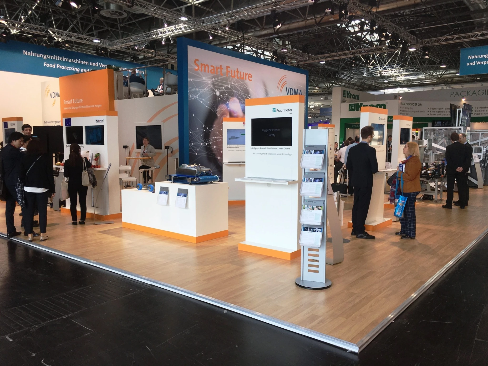 VDMA-Messestand auf der Interpack 2017 mit Präsentation innovativer Verpackungstechnologien